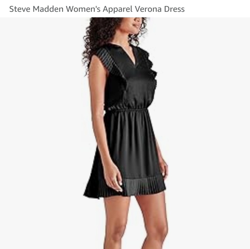 Steve madden Verona black dress new - Picture 5 of 7